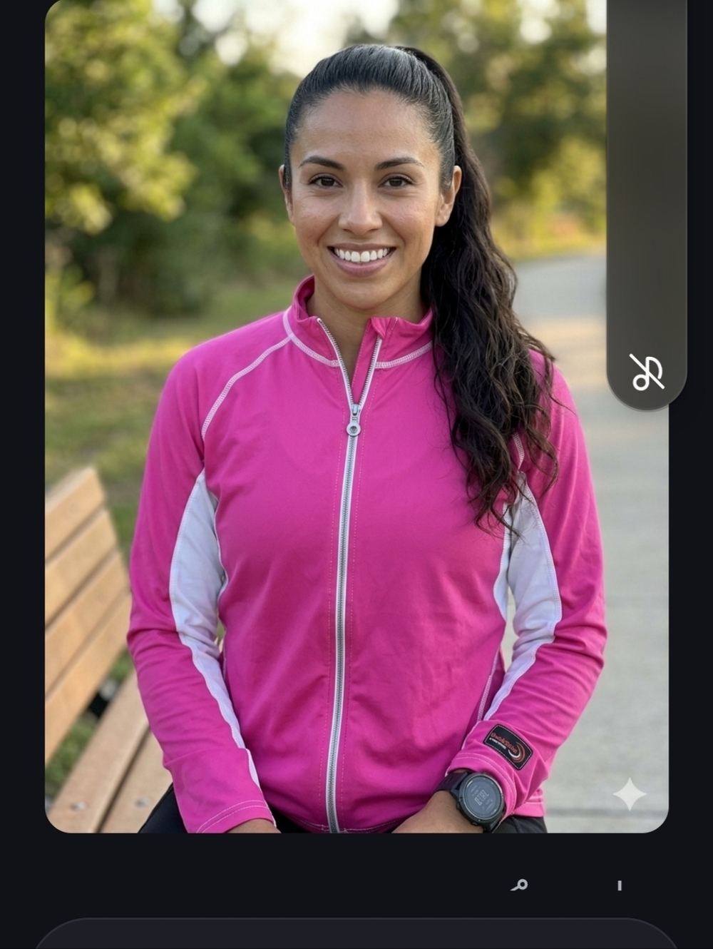 Vibrant Pink and White Bomber Jacket